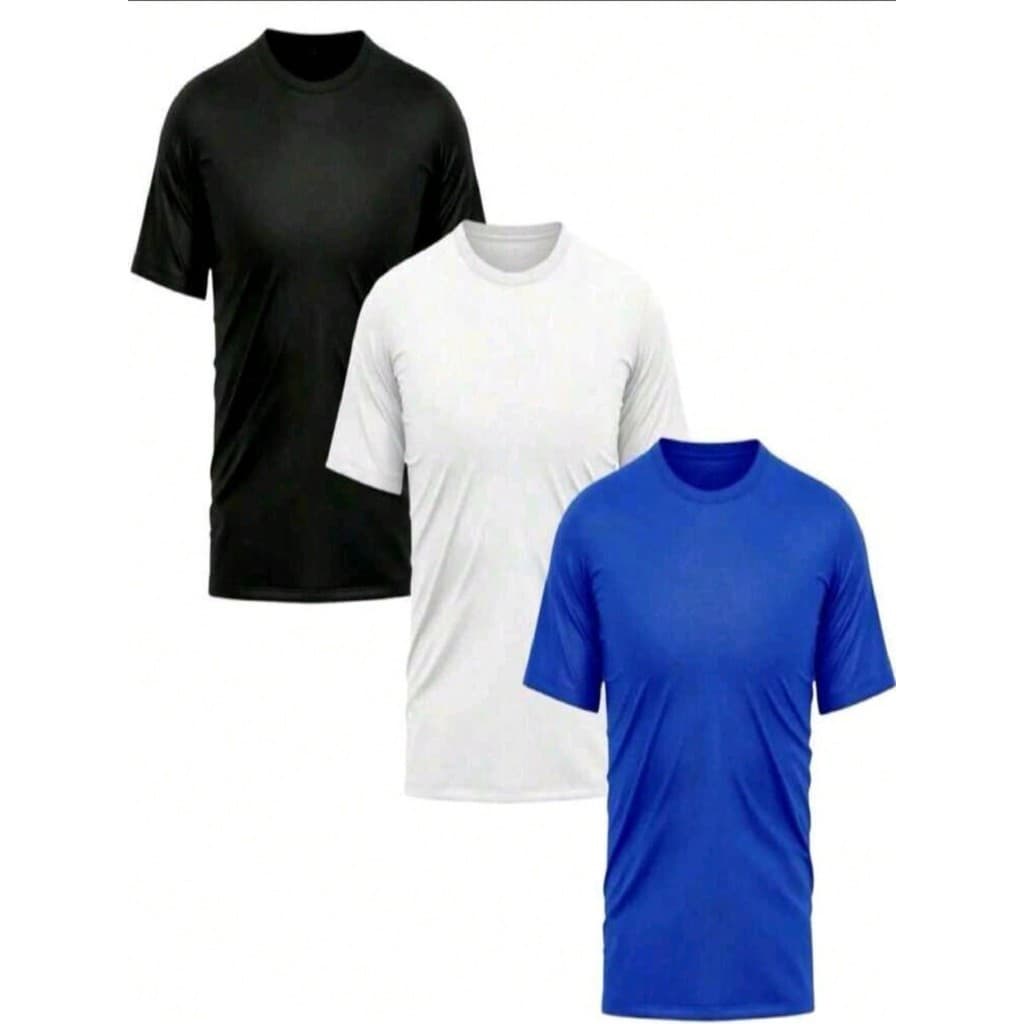 Kit 6 Camisa Tecido Dry Fit Proteção UV 50 Camiseta Masculina treino Casual
