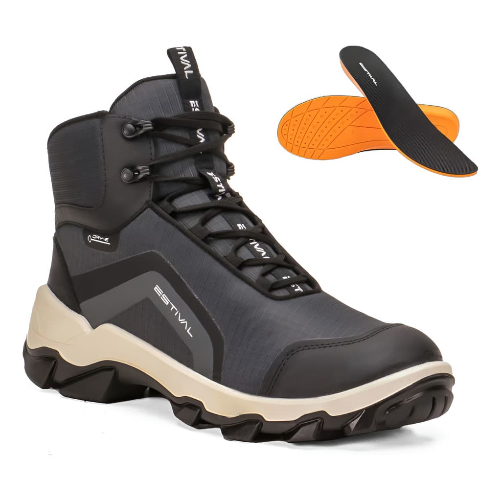 Bota Estival Hybrid Focus Grey Estival Com Palmilha Pu