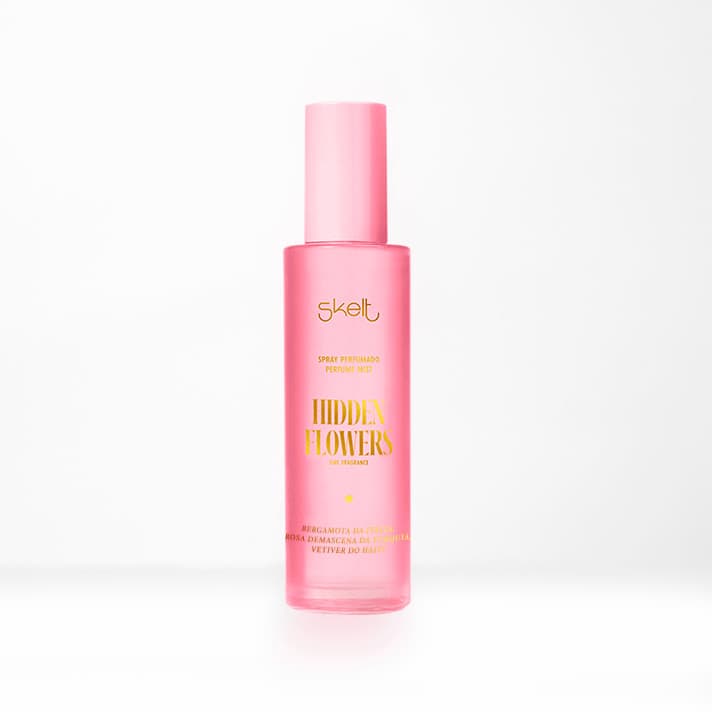 Perfume Feminino Skelt floral cheiroso em oferta Hidden Flowers 100ml