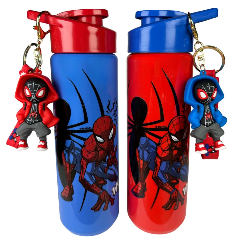 GARRAFINHA HOMEM ARANHA COM CHAVEIRO