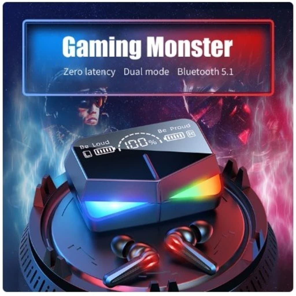 Fones De Ouvido M28 Sem fio TWS Wireless Gaming Bluetooth Delay Smart Touch