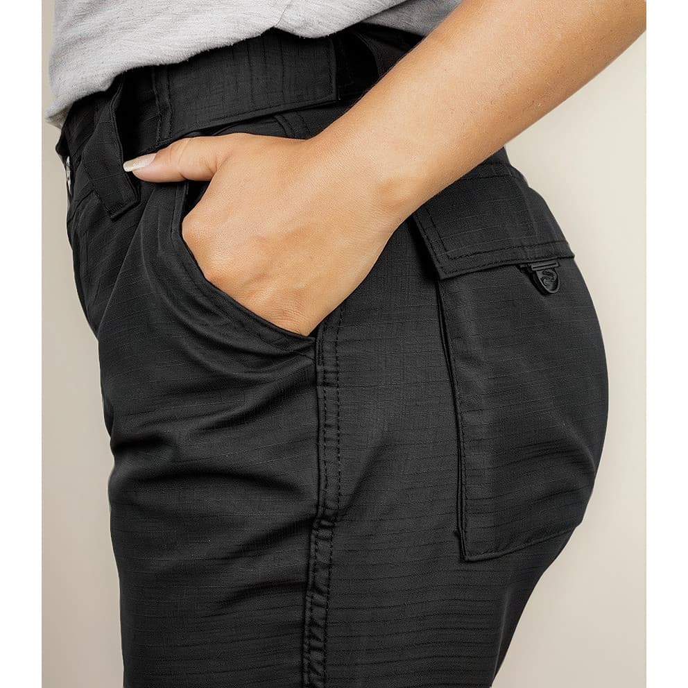 Calça  cargo tática Poly 6 Bolsos Feminina  Peca Trilha Leve