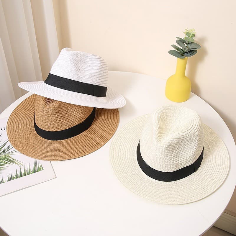 Chapéu de Palha Estilo Panamá Elegante Atemporal e Ideal para Sol e Verão 02