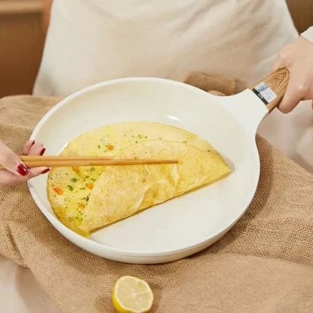 Frigideira Cerâmica Antiaderente 24cm Indução Marmorizada Panela Cozinha Alta Durabilidade