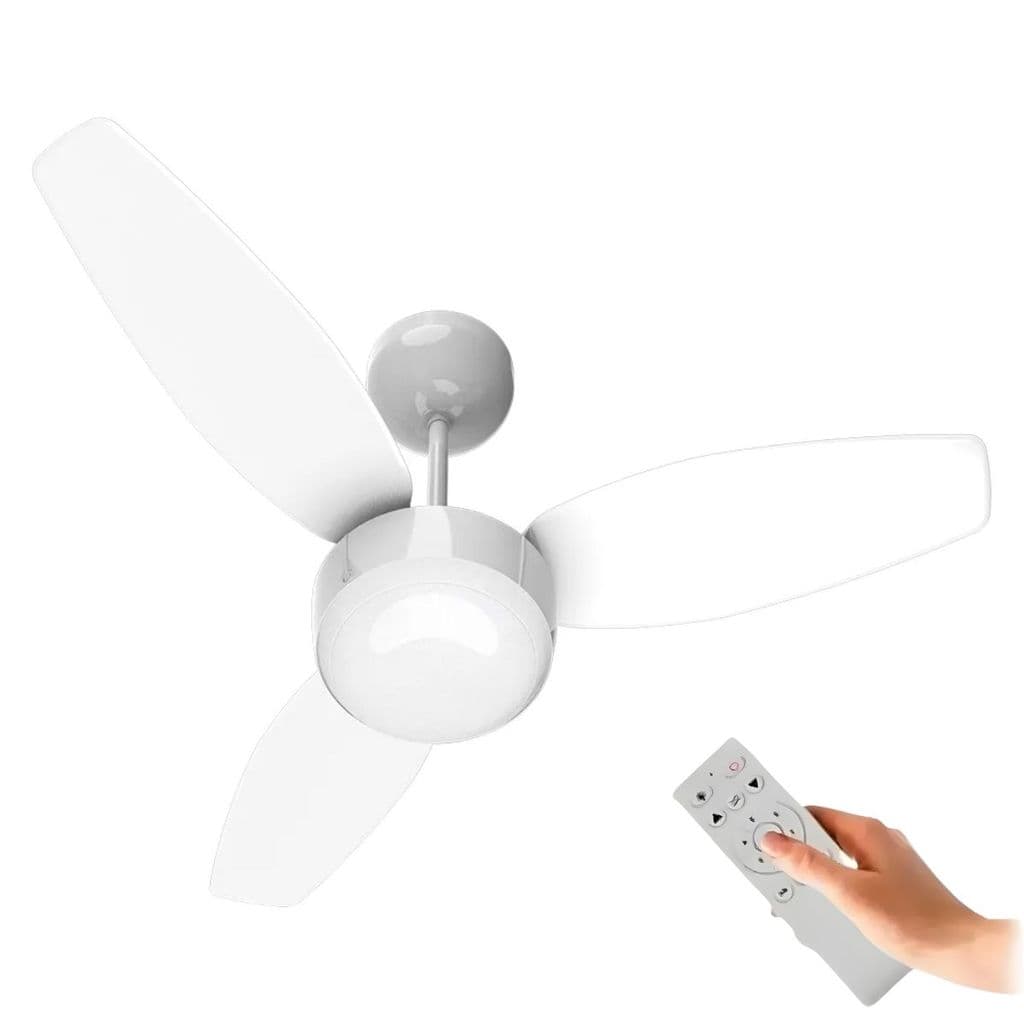 Ventilador Teto 220/127v Bivolt Ventisol Silencioso Turbo Com Controle Remoto