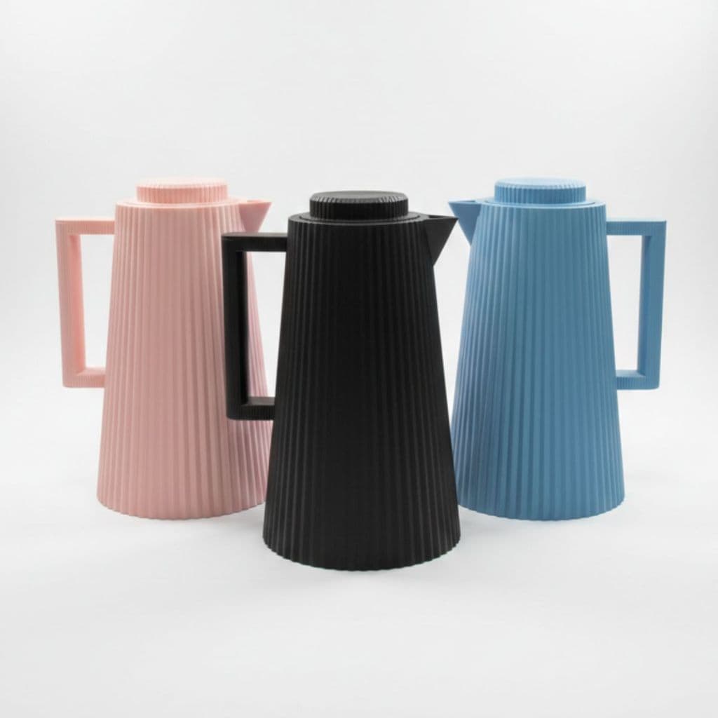 Garrafa Térmica 1 Litro Conservação Térmica Café Chá Água Quente Mesa Posta