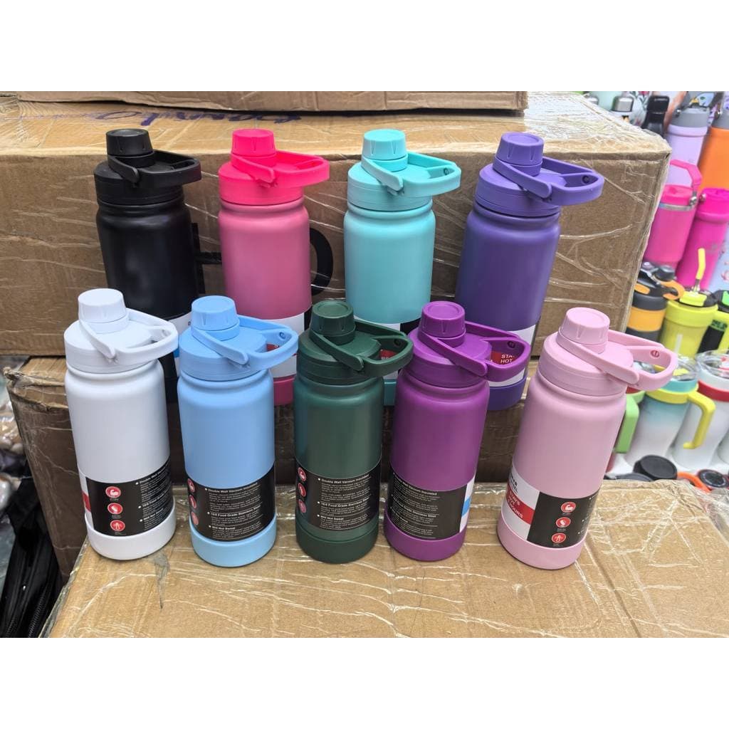 Garrafa Térmica 600ML com bota De Silicone Protetora garrafa infantil para Cafe