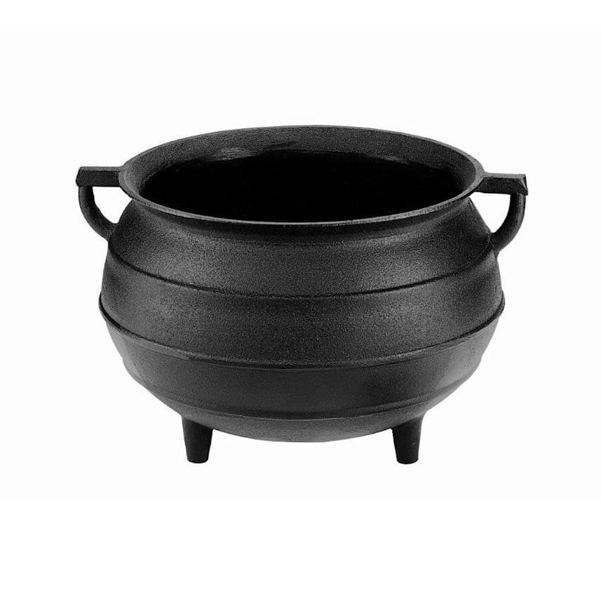 Caldeirão Tripé de Ferro Fundido Panela Mineira 32x26cm 16L