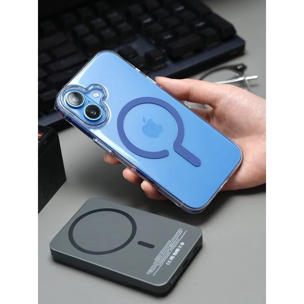 Capa Capinha para iPhone 17  Acrílica Transparente com MagSafe Proteção e Estilo