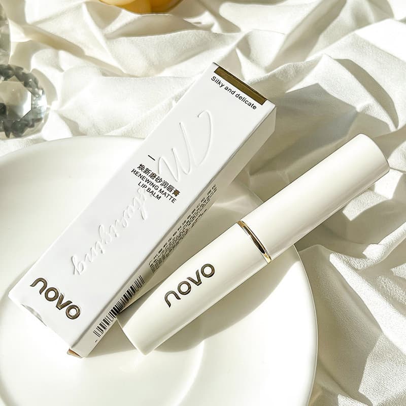 NOVO bálsamo labial hidratante hidratante Anti-rachaduras esfoliante pele morta desbotamento cuidados com os lábios estu