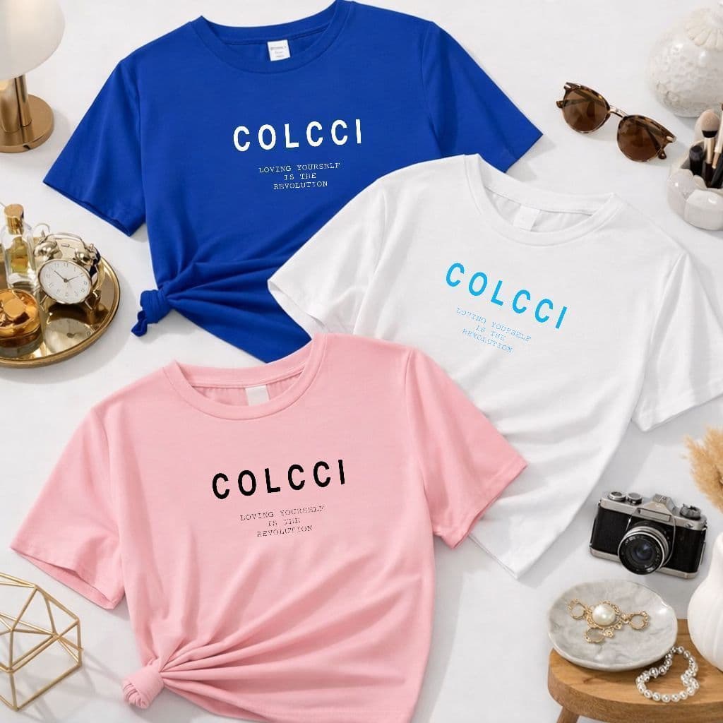 Kit 3 T-Shirts Femininas Onlyone - Wear Lifestyle Casual Malha 30.1 Premium