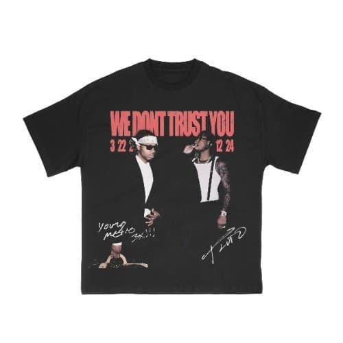 Camiseta We Dont Trust You Unissex Estampa Alta qualidade Envio Rápido
