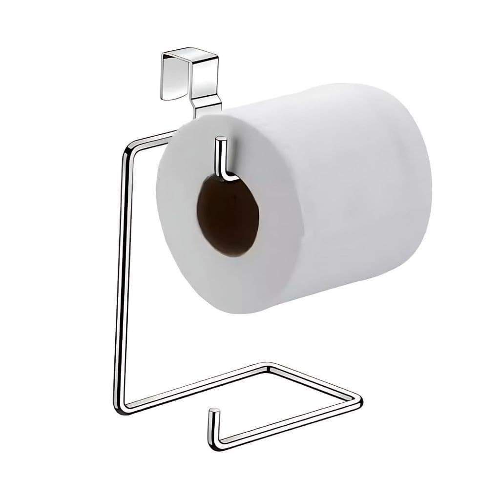 Suporte de Papel Higiênico Banheiro Acoplado 2 Rolos Aço