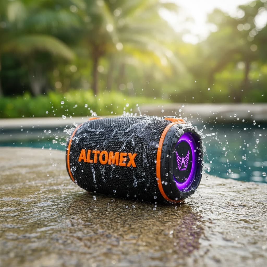 Caixa De Som Potente 30w Portátil Compacta À Prova D'água