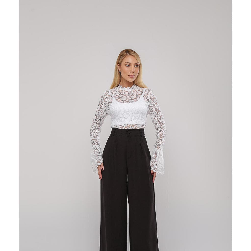 Calça Alfaiataria Wide Leg Salvatore