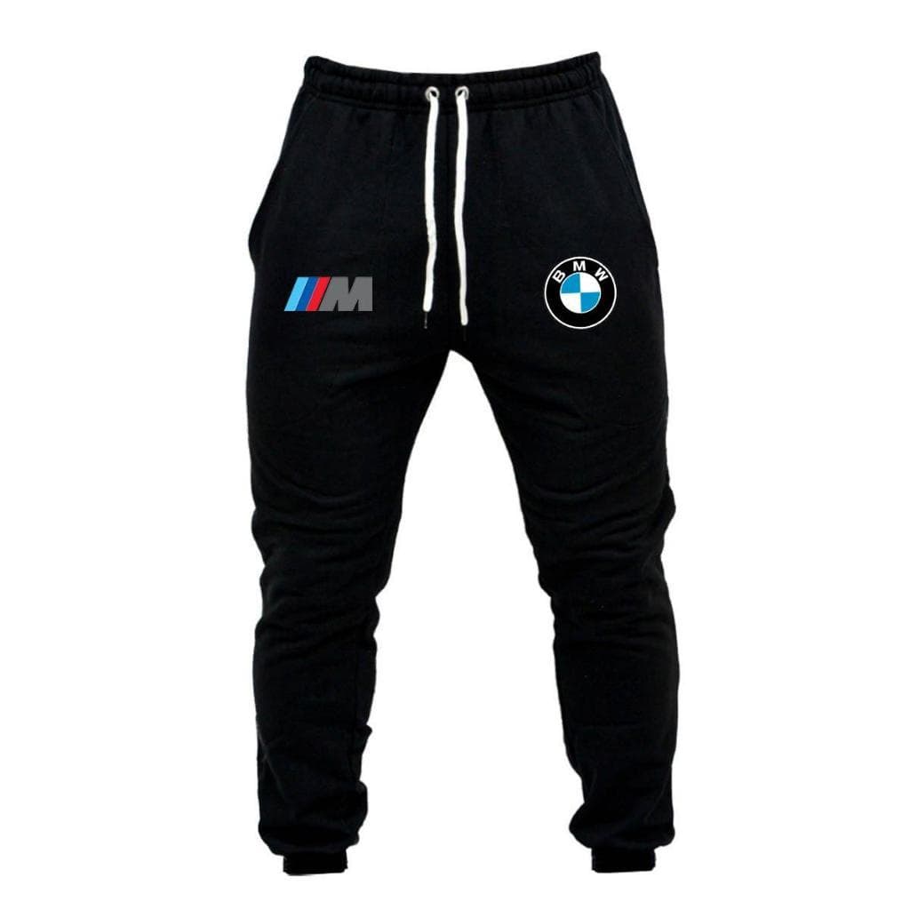 Calça Moletom Masculina Skinny Peluciada Academia Bolsos e Punho Lançamento BMW