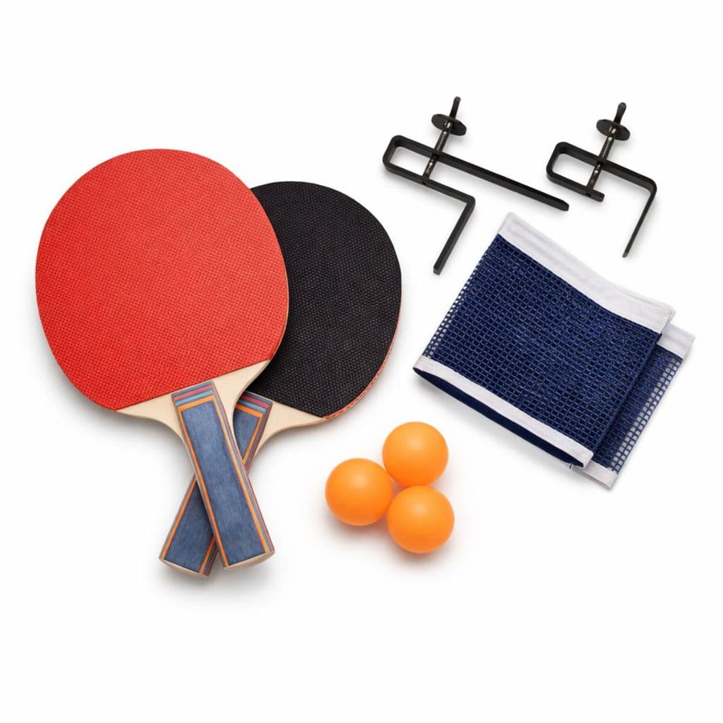 Kit Tênis De Mesa Ping Pong 2 Raquetes + 3 Bolas + Rede Idea
