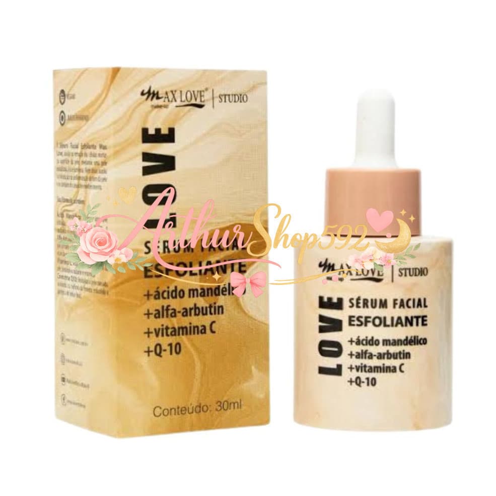 (V)✨ Sérum Facial Esfoliante Max Love – Renovação, Limpeza e Pele UniformeQEEP