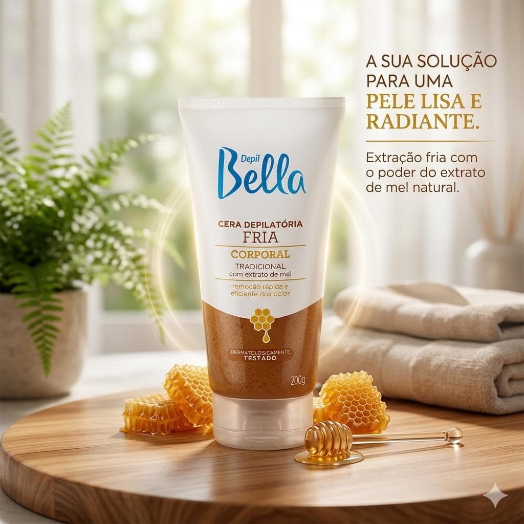 Cera Depilatória Fria Depil Bella 200g