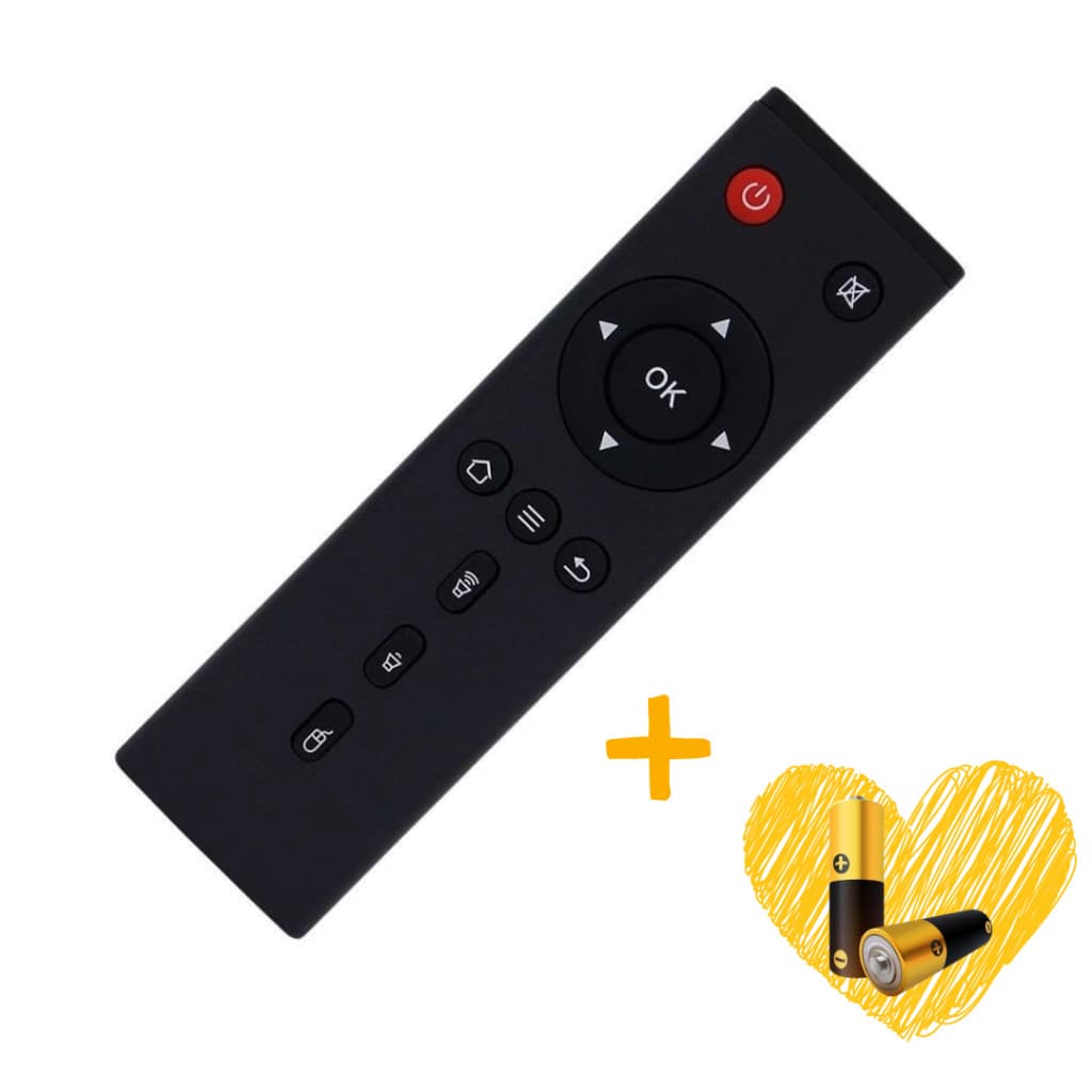 Controle Compatível com Box TX 3 Mini TX 5 TX 5 Pro TX 6 TX 8 TX 8 Pro TX 9 TX 9 Pro | Reposição