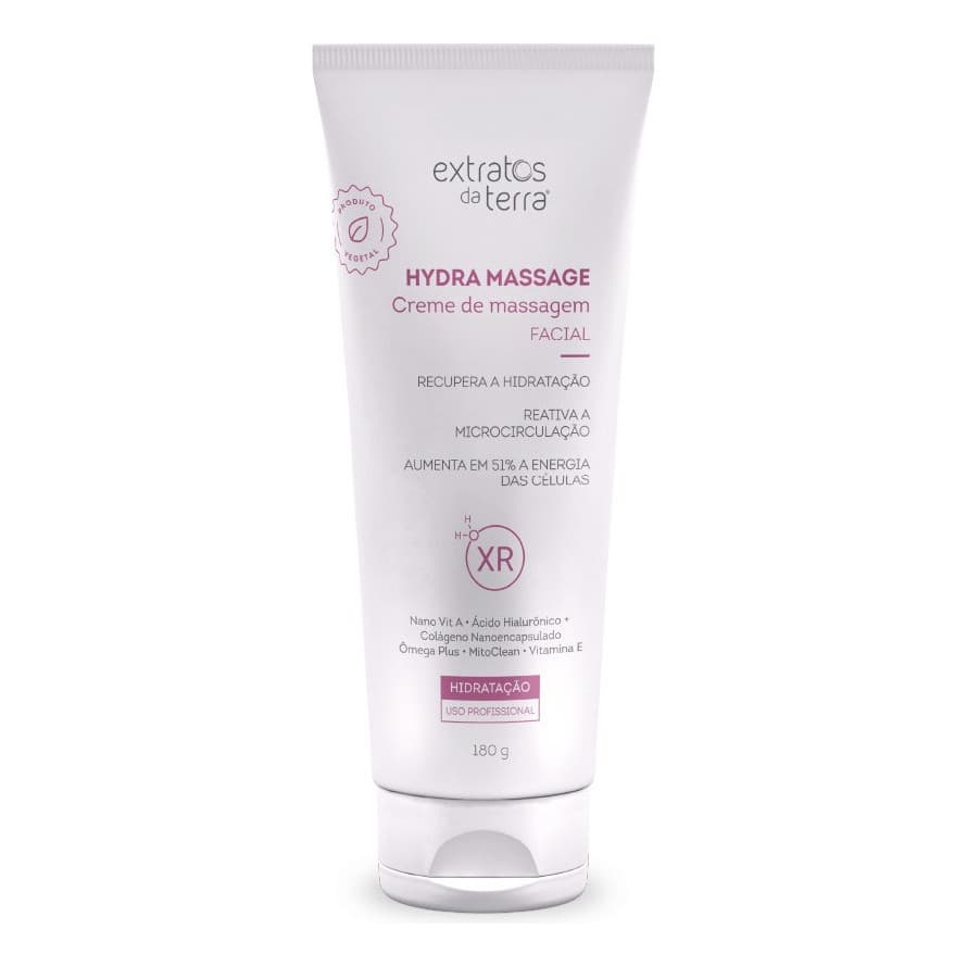 Creme Massagem Facial Hydra Massage Extratos Da Terra Neutra