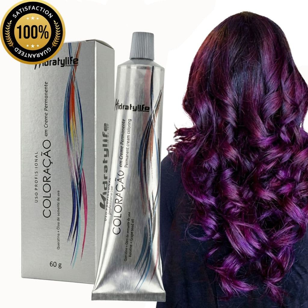 Tinta de Cabelo Marsala 66.26 Cabelo Vinho Brilho Intenso Alta Cobertura Permanente