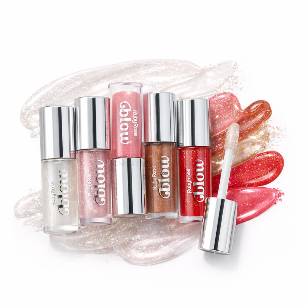 GLOSS LABIAL SHINE LIKE GLOSS LINHA BLOW RUBY ROSE – BRILHO INTENSO E CONFORTO NOS LÁBIOS