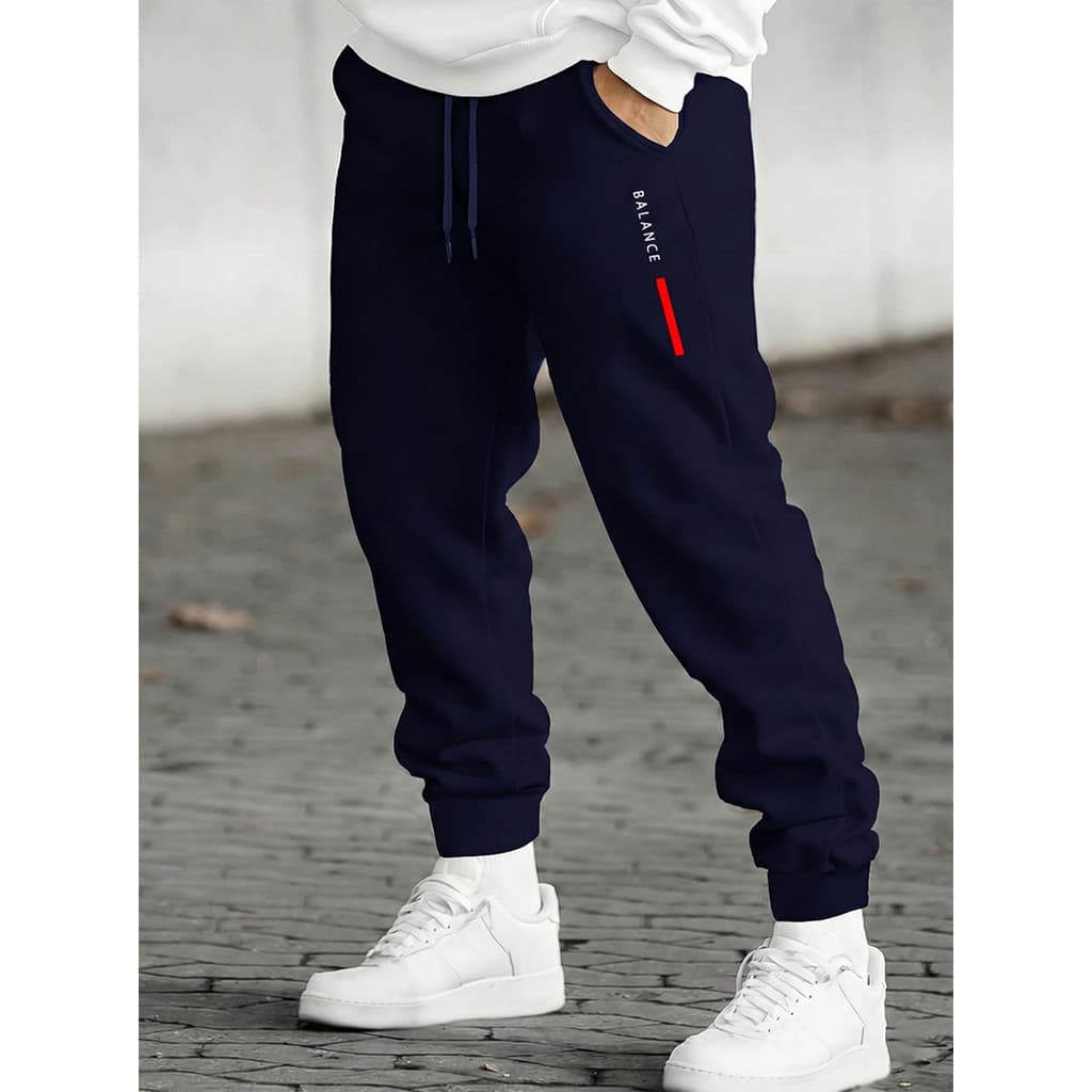Calça Moletom Balance Masculina Para Treinar Conforto Algodão