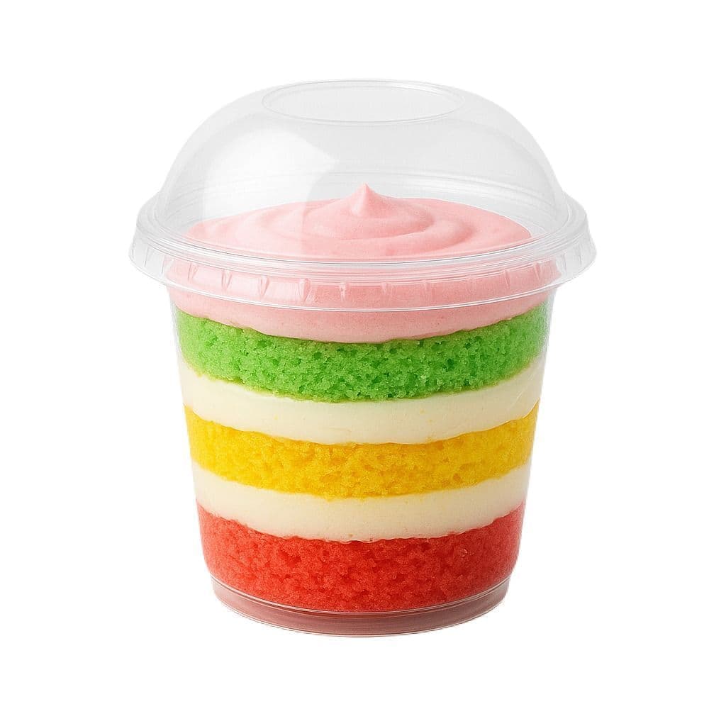 Mini Copo / Pote Com Tampa Bolha 60ml 100 Unidades Premium
