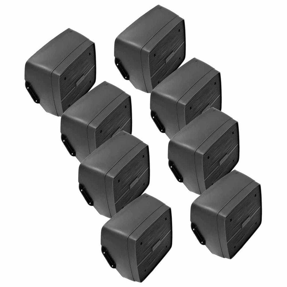 Kit Com 8, Tela Caixa Plástica Auto Falante 6 Polegadas Som Automotivo Painel VW Fusca