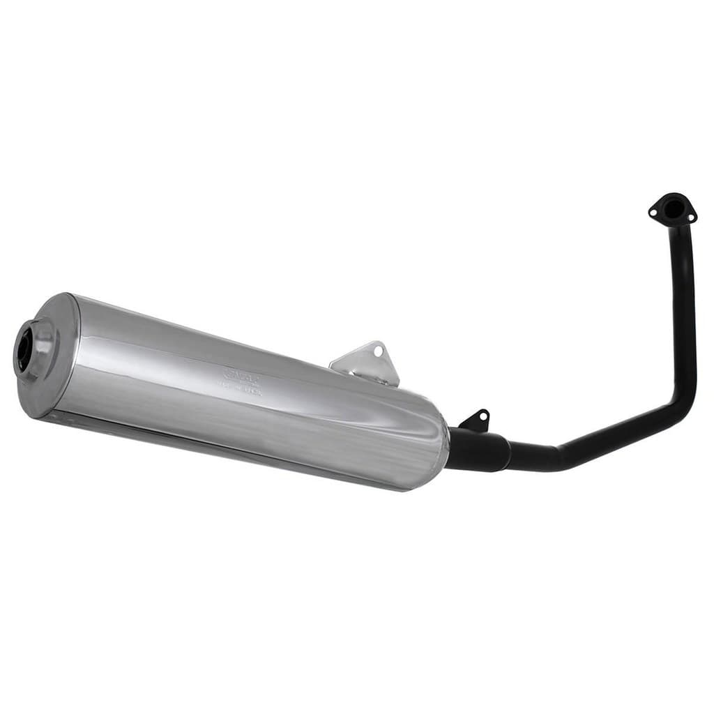 Escapamento Cromado Pro Tork Moto Compatível Cbx 250 Twister Honda 2001 A 2008 Modelo Original