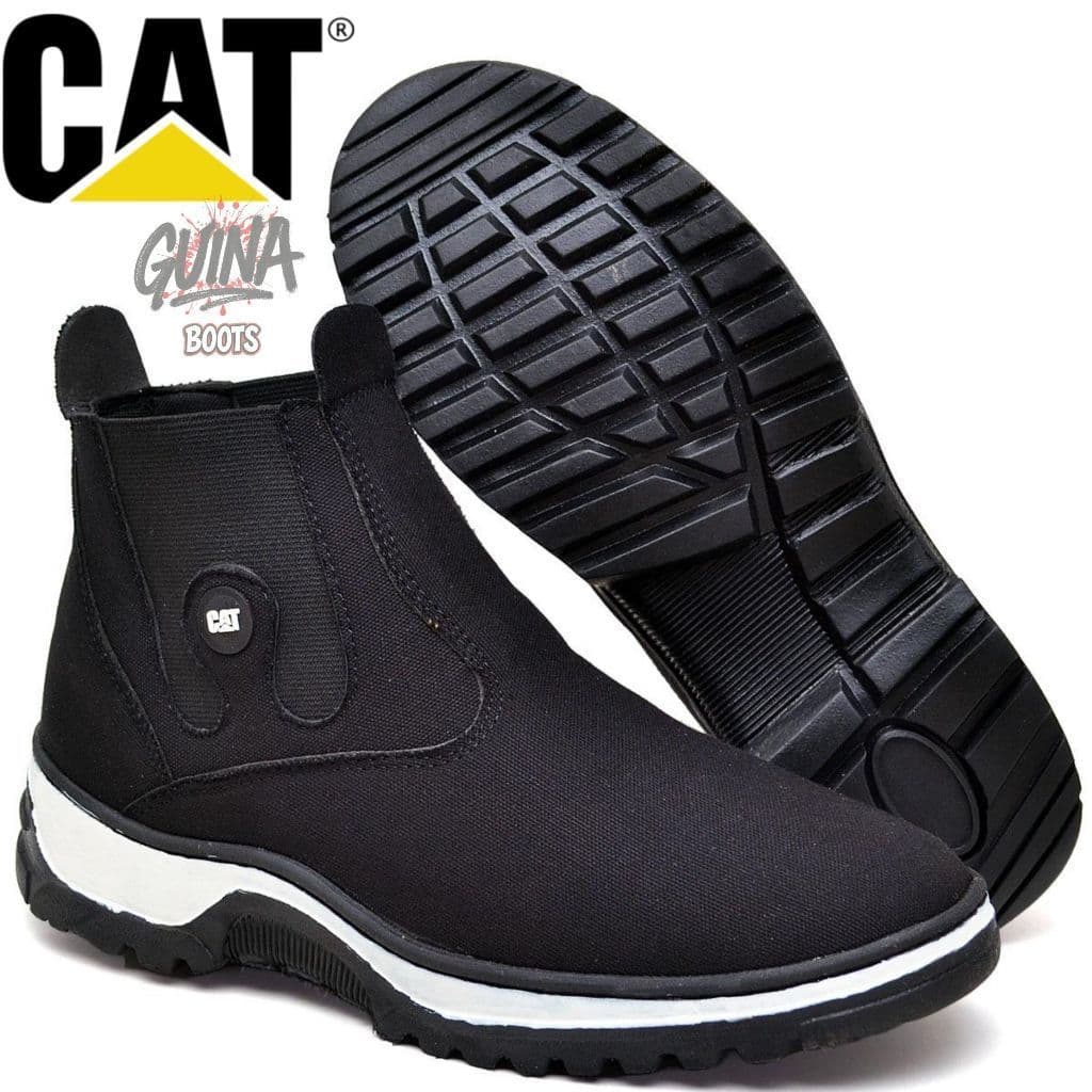 Bota Botinha Texana Masculina Caterpillar Calce Facil Bota Trabalho