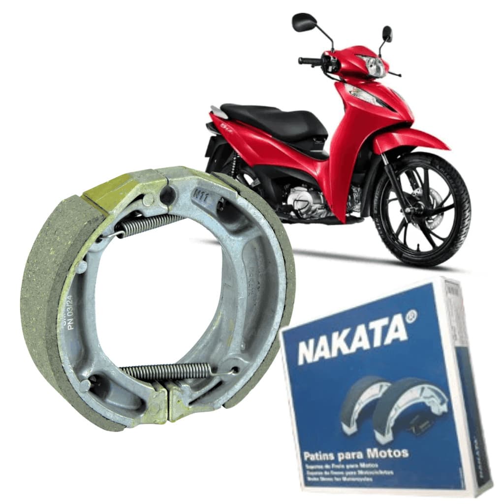 Lona Patim Freio Traseiro Honda Biz 100 / 125 – Nakata SM102