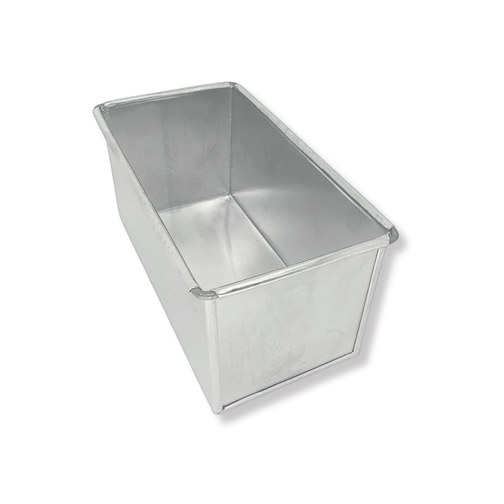 Kit com 2 Formas 20x10x10 Sem Tampa Para Pão e Bolo Caseirinho Retangular Alumínio