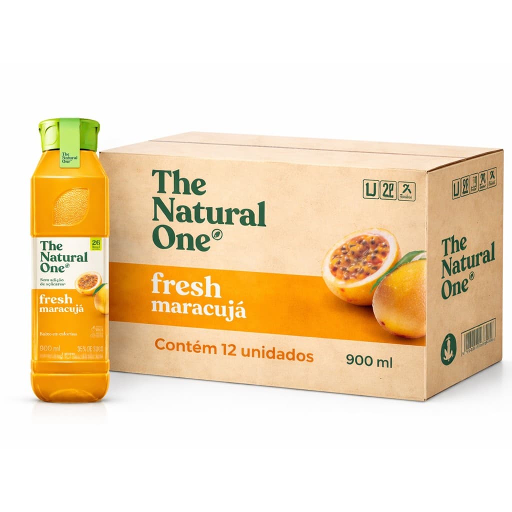 Kit 12 Suco Misto NATURAL ONE Fresh Maracujá 900ml