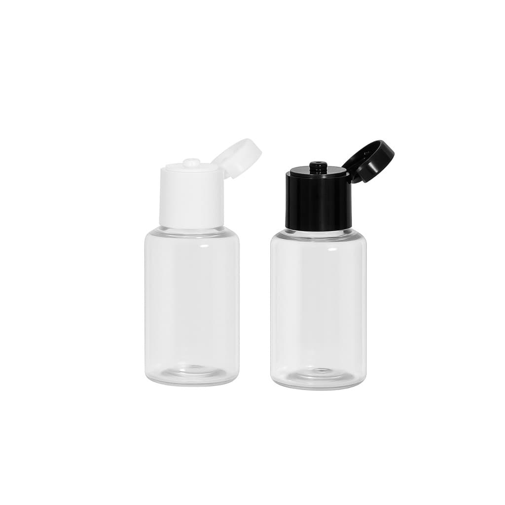 20 Frascos Pet Cilíndrico 30ml com Tampa Flip Top para Lembrancinhas