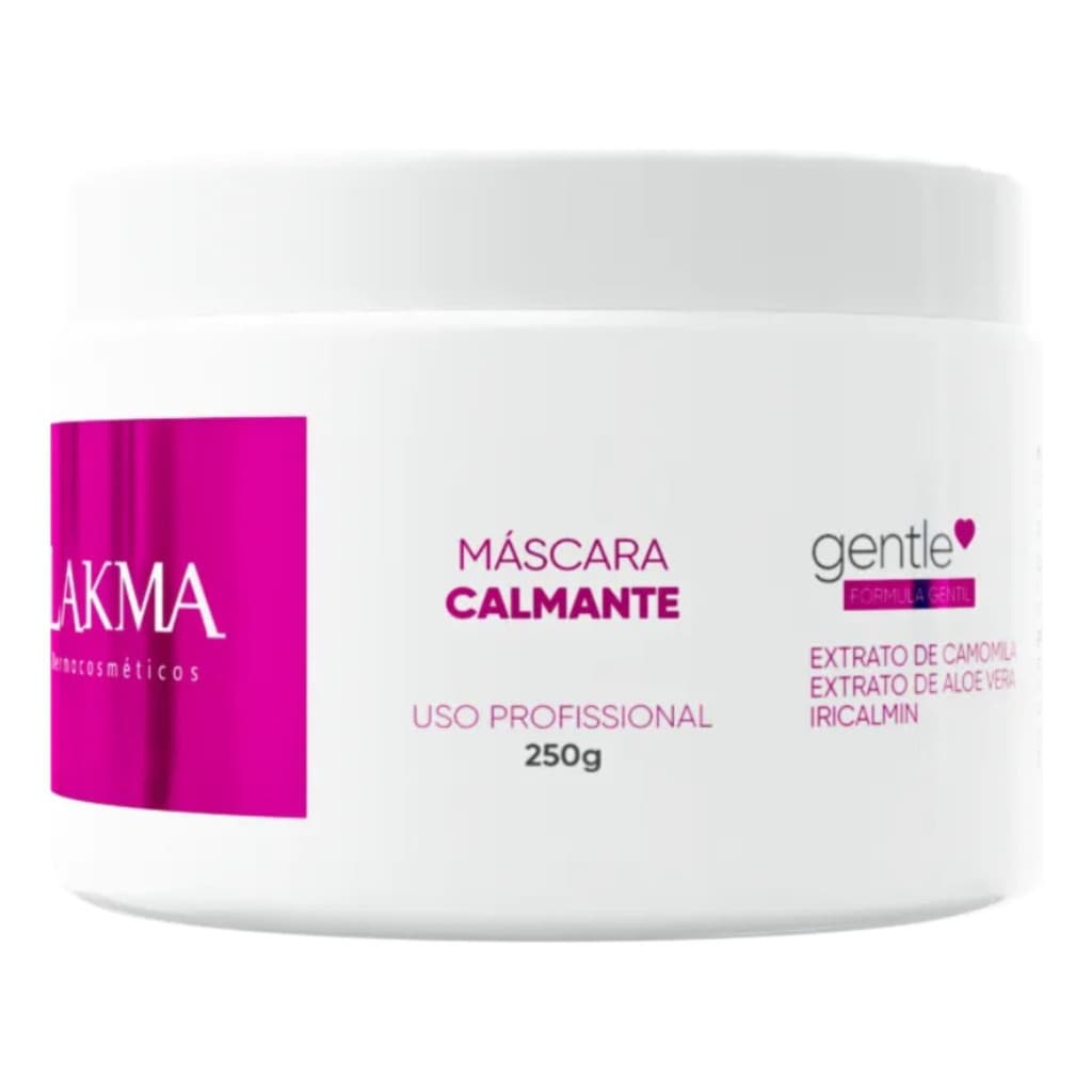 MÁSCARA CALMANTE LAKMA 250G - LIMPEZA DE PELE PROFISSIONAL
