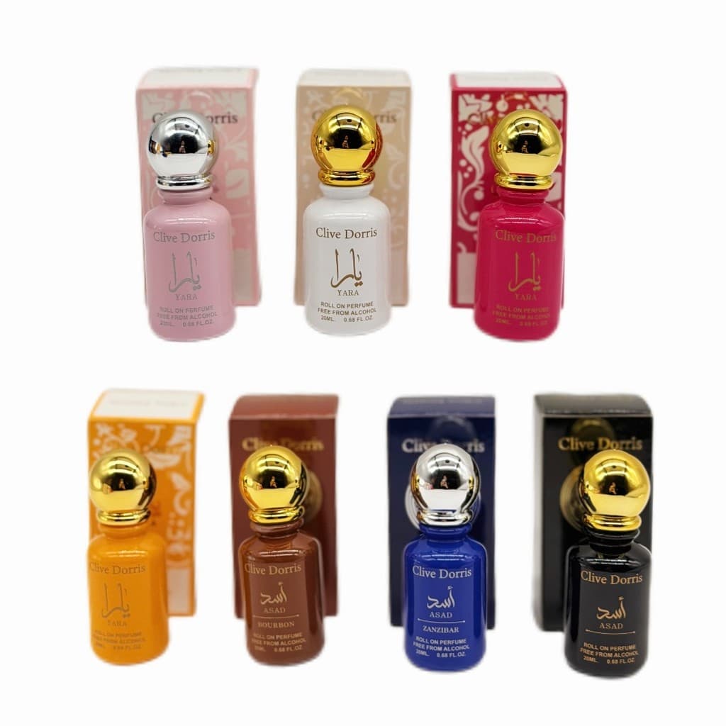 Perfume Roll-on 20ml Óleo Perfumado Feminino Aromático Duradouro – 7 Estilos