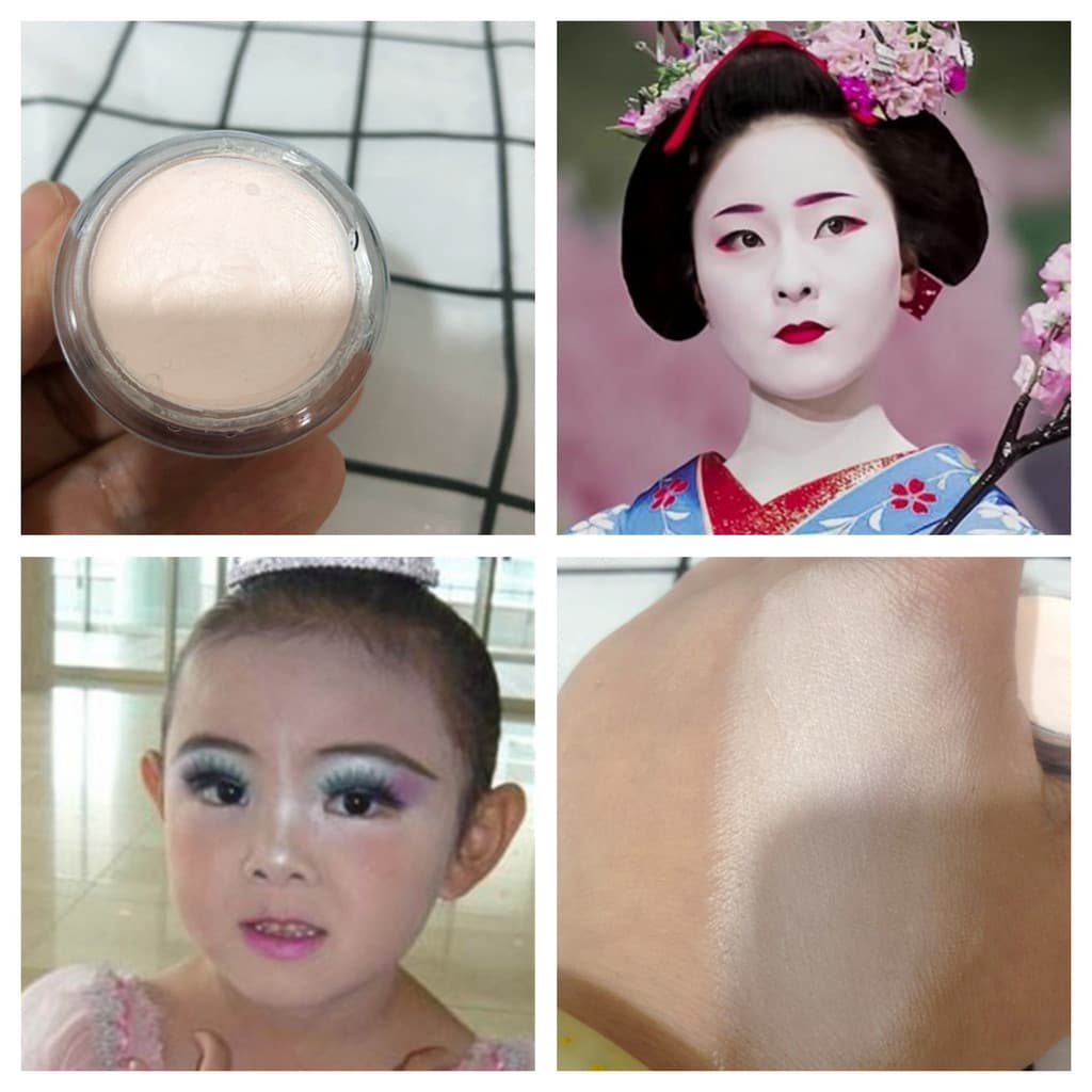 COS Maquiagem Crianças Palco Maquiagem Super Porcelana Base Branca Fundação Creme Palco Base Extra Branca Iluminada Base