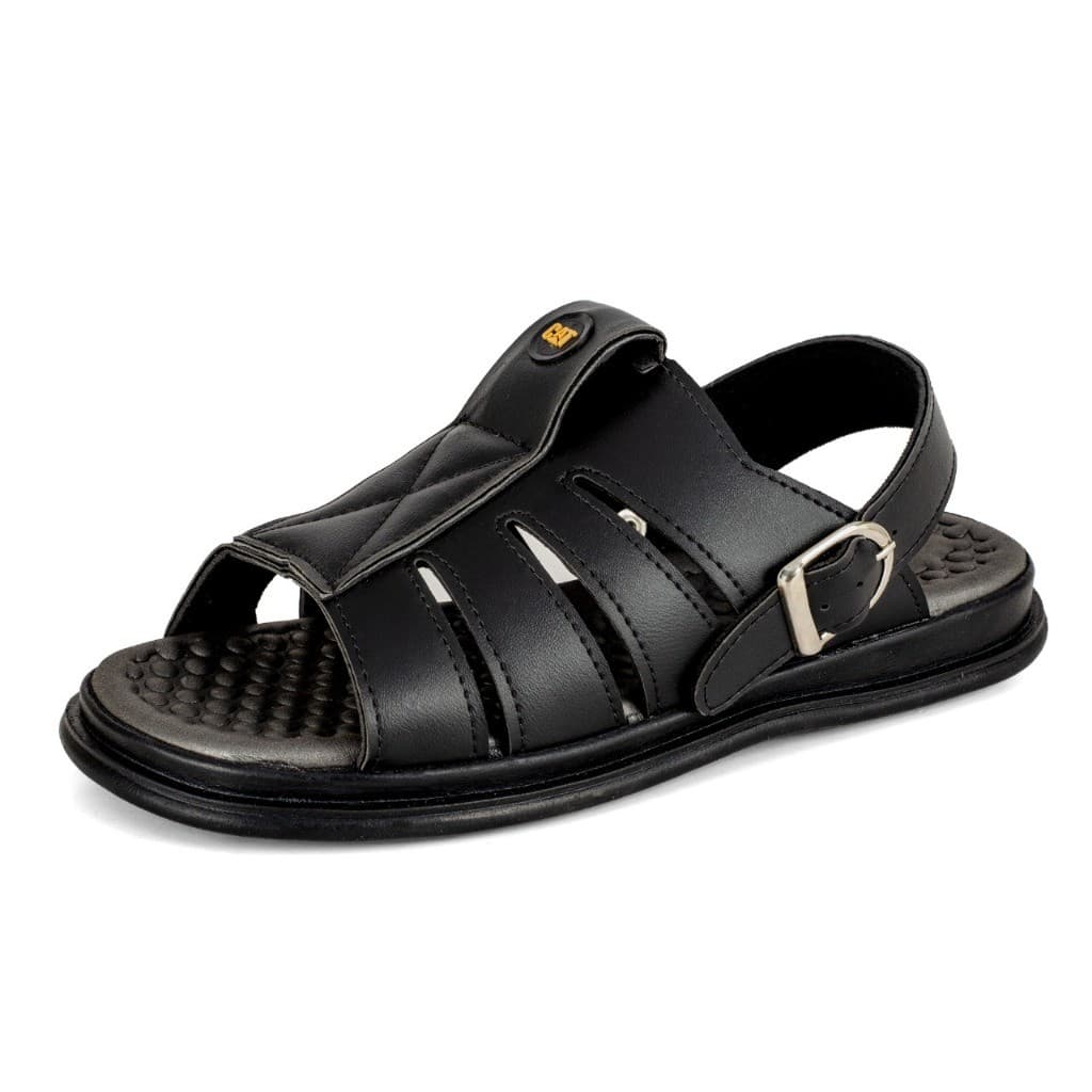 Sandalia Masculina Chinela  Estilo Franciscana Ajust Fivela Sola BorrachaA