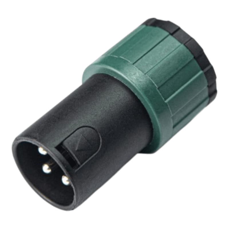 Conector Santo Angelo XLR Macho Low Profile 90 Graus