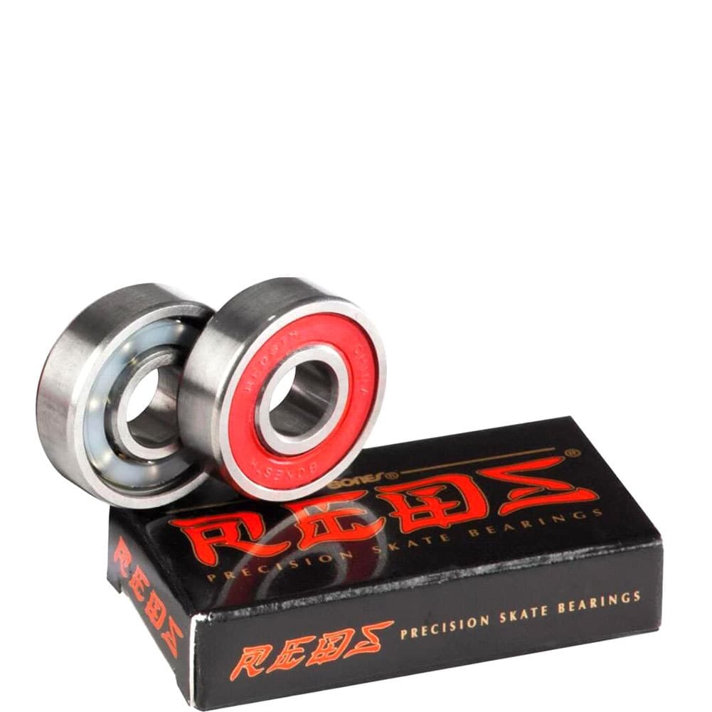 Rolamentos De Skate BONES REDS Pacote Com 8 Mm Para Precisão Tamanho 608 (Padrão) [knwh-br]