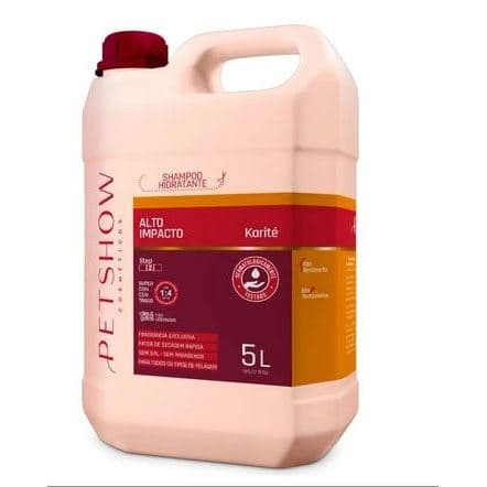 Shampoo Hidratante Alto Impacto Pet Show Banho E Tosa Cães e Gatos.