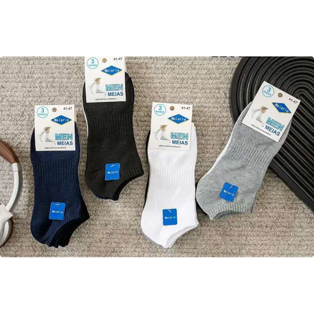 Kit 6 a 24 Pares De Meias Soquete Menor Preço