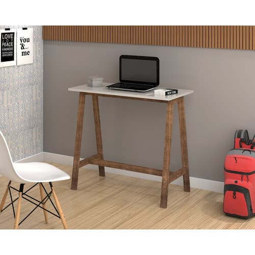 Mesa De Estudo Cross Escritório Office Industrial 90 Cm