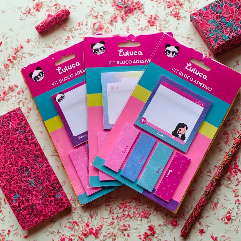 Kit Bloco Adesivo Luluca Sky Paper