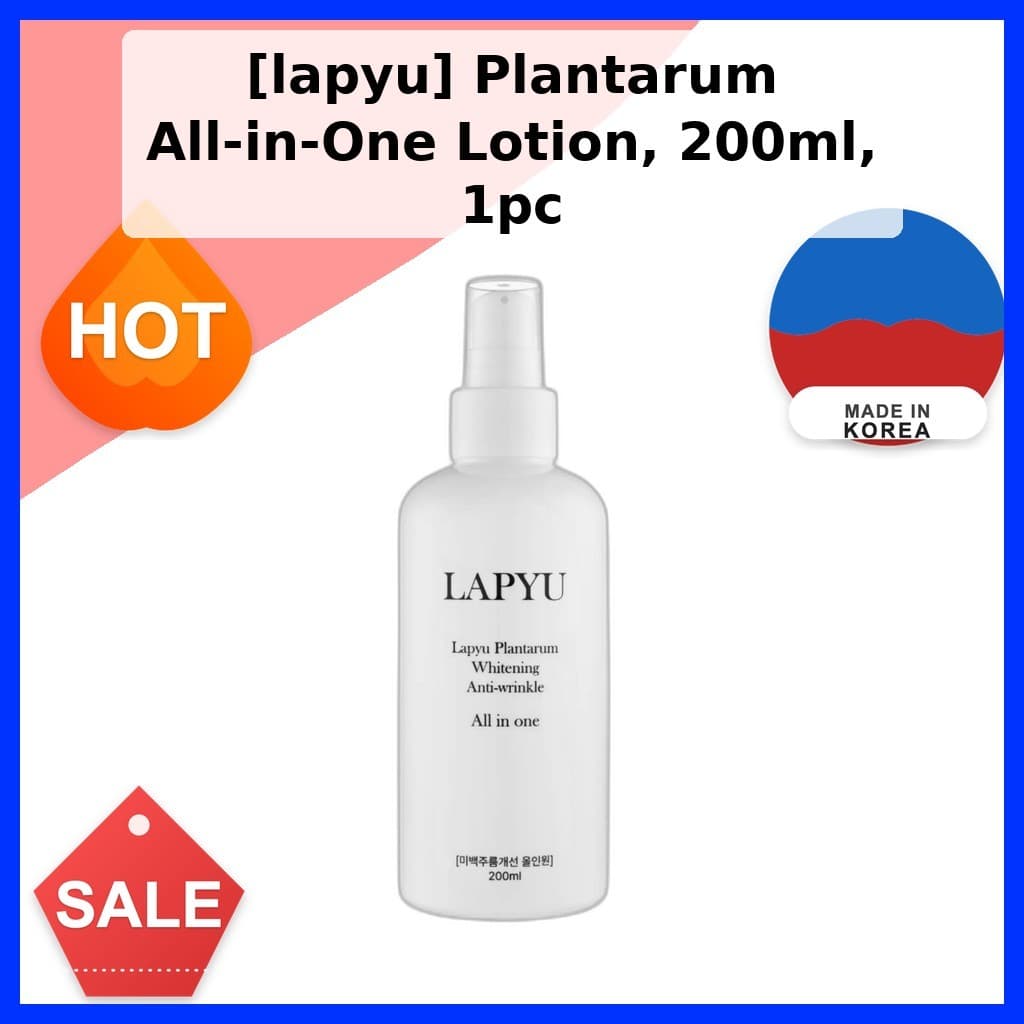 [lapyu] Loção Multifuncional Plantarum , 200ml , 1 Unidade/Coreana/Efeito Iluminador/100 % Autêntica Da Giant King