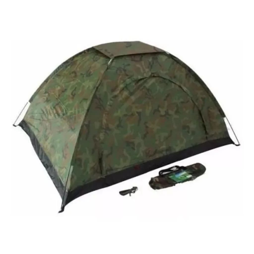 Barraca Tenda Acampamento Camuflada 4 E 6 Pessoas Camping Portátil