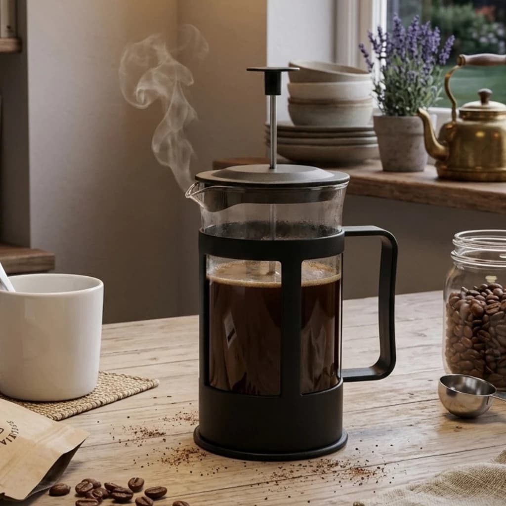 Cafeteira Prensa Francesa Café Chá Leite Jarra Preparo Bule Esquenta