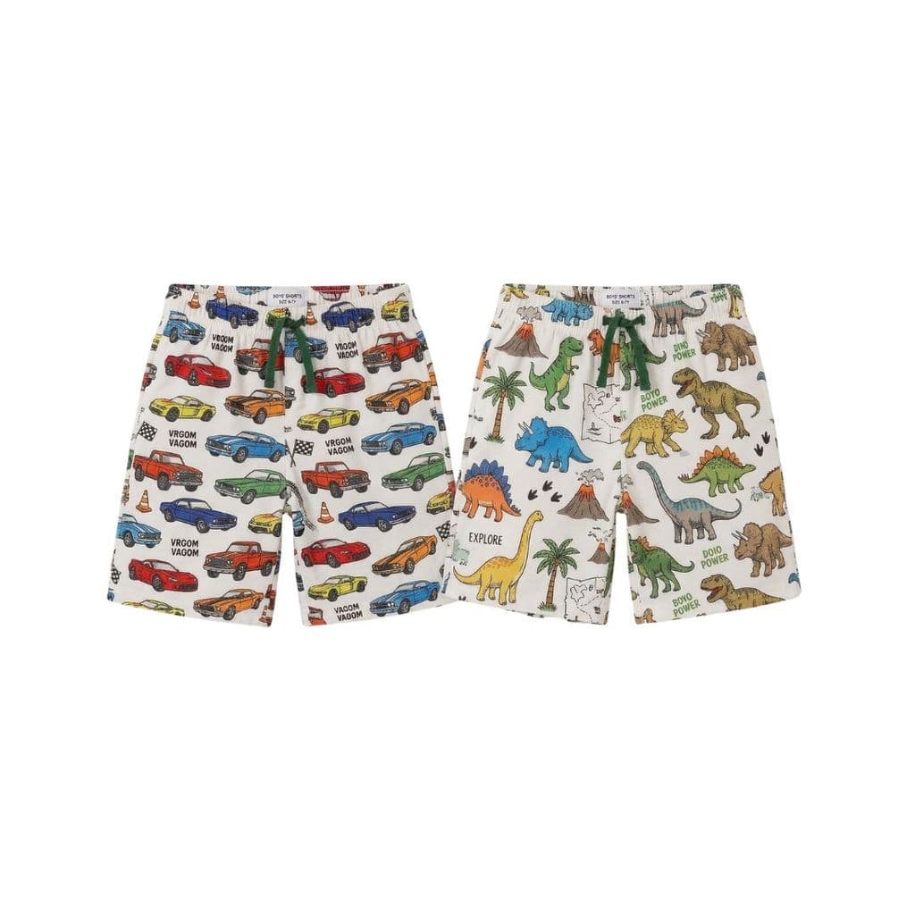 Bermuda Infantil - Kit 2 shorts Moda.Point